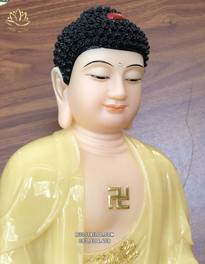 Tượng Phật Dược Sư thạch anh đế sen đẹp nhất tại hcm