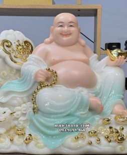 tượng Phật Di Lặc Như Ý Xanh Ngọc đẹp